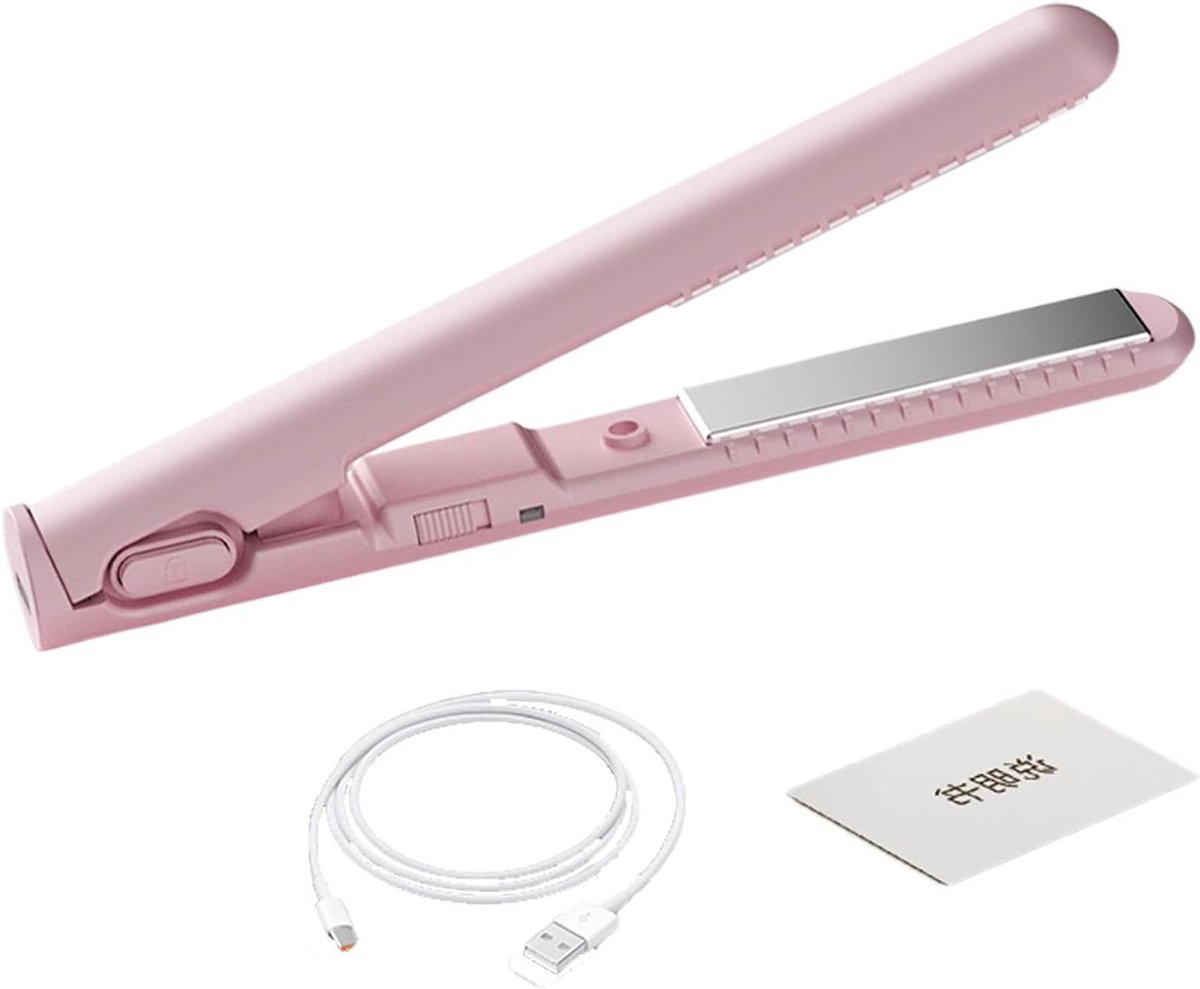 Reisstijltang Krultang - Draagbaar Styling Gereedschap - Snel Haar Stylen - Draadloos USB Opladen - 18 cm Lengte - Zwart