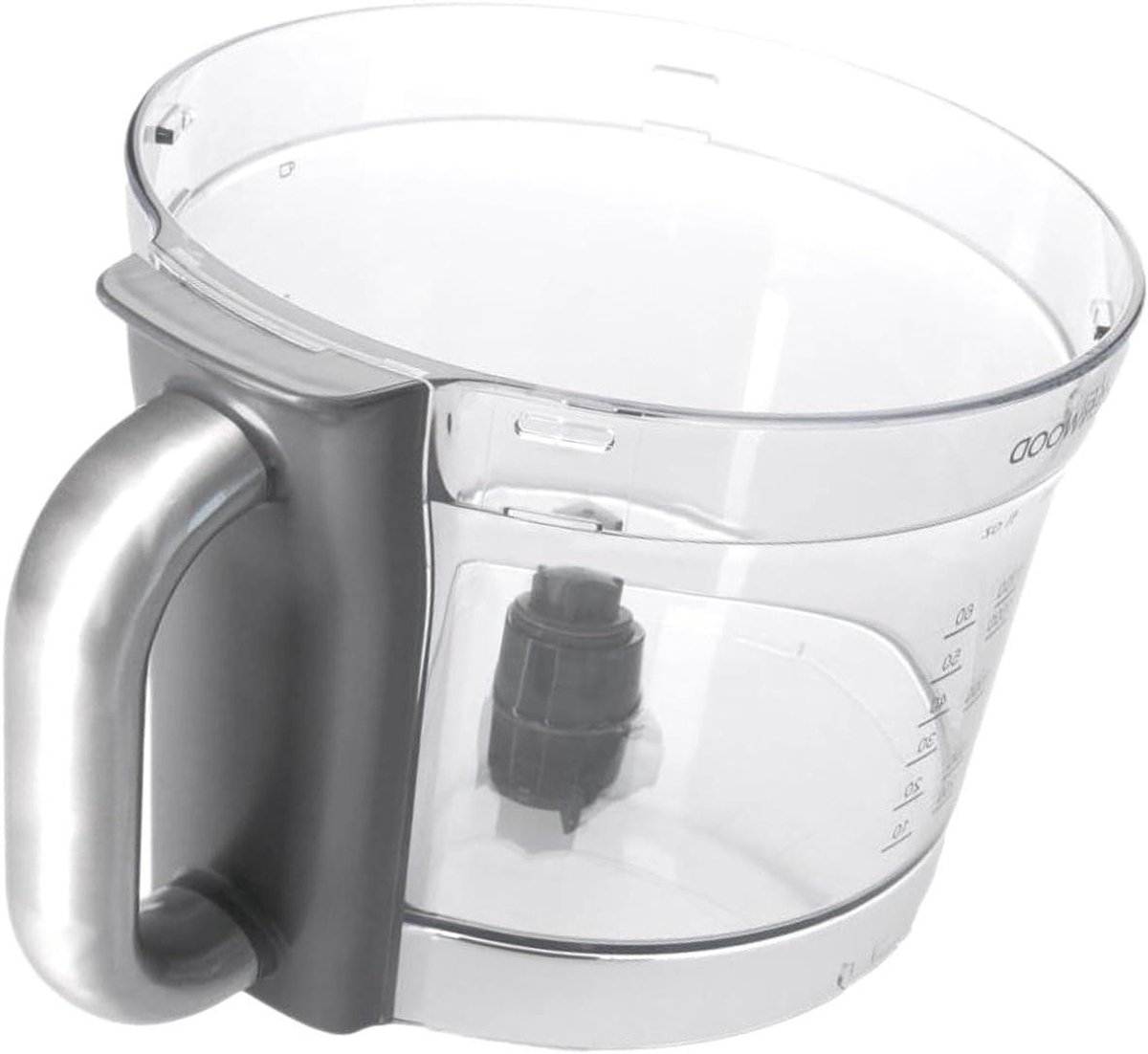 Keukenmachine Kom - Mengkom Aluminium - Eten Bereiden - Met Handvat - 23 cm - Zilver