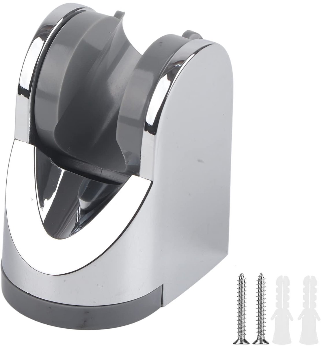 Dailygoods- Douchekophouder Draaibaar - Wandmontage - Verstelbaar - Badkameraccessoire - ABS Materiaal - Inclusief Schroeven/Expansiebuis - Douchebeugel
