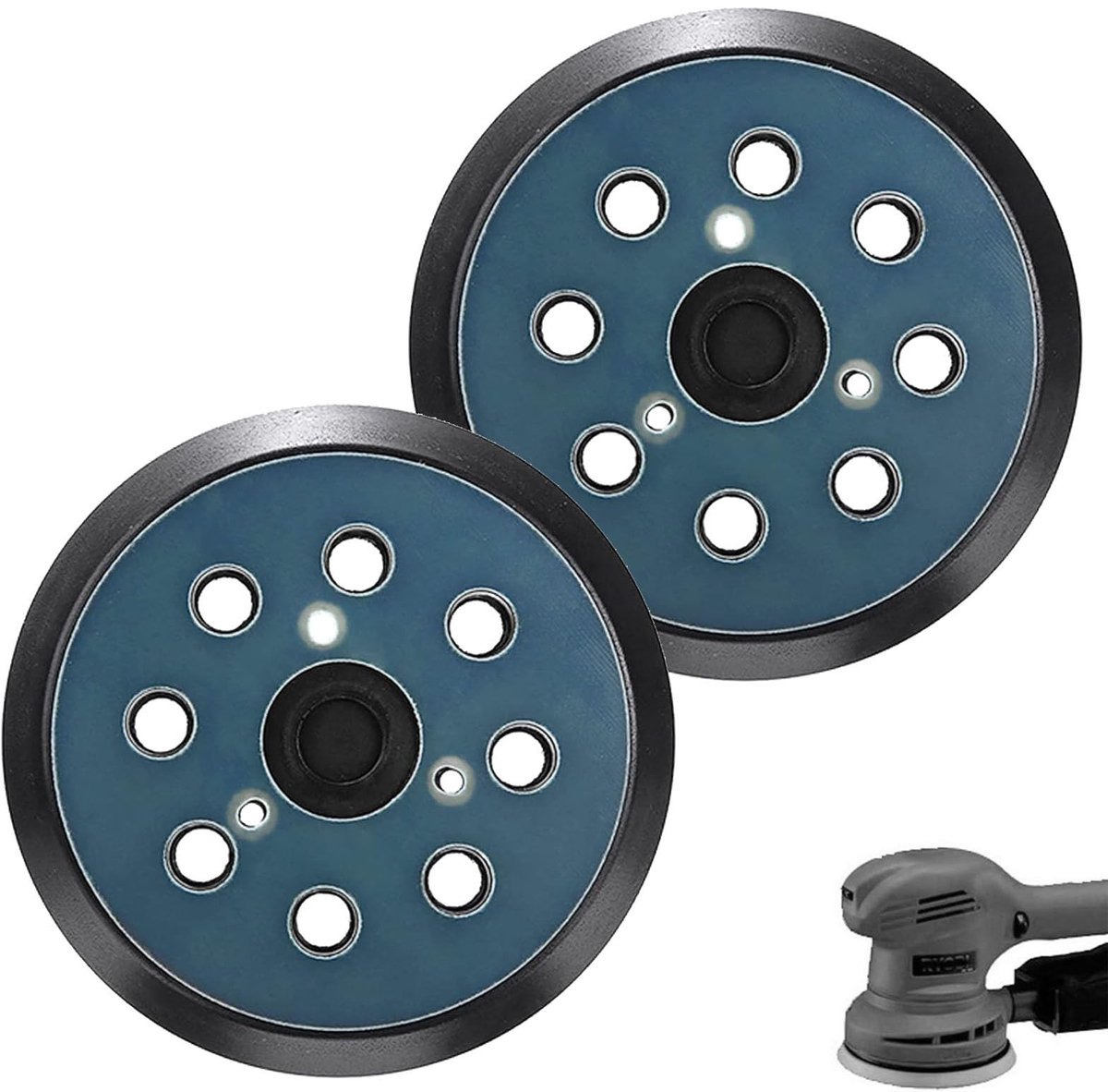 Dailygoods- Slijpschijf 125 mm - 8-gats Klittenband - Vervangingsdelen - Accessoires Excentrische Schuurmachine - Voor Hout/Metaal/Plastic - Duurzaam en Slijtvast - Schuurpad