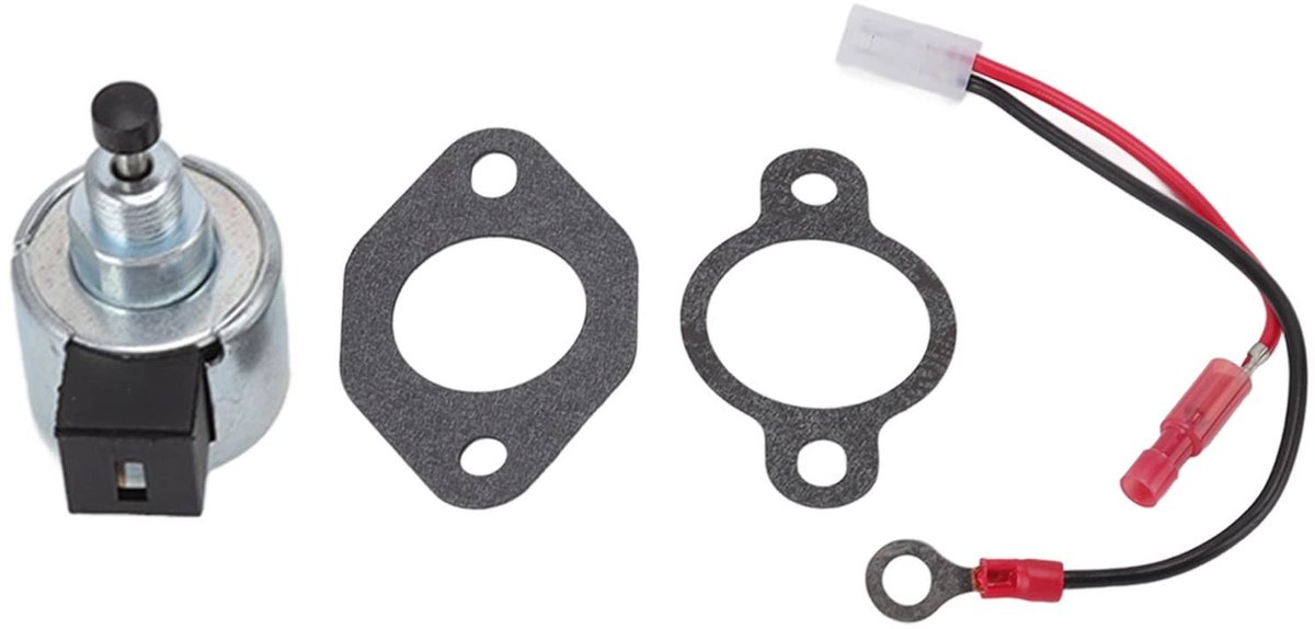 Dailygoods- Carburateur Solenoid Vervanging - Grasmaaier Accessoire - Hoogwaardig Aluminium - Eenvoudig te Installeren - Betrouwbare Onderdelen - Duurzaam Materiaal - Brandstofmagneet