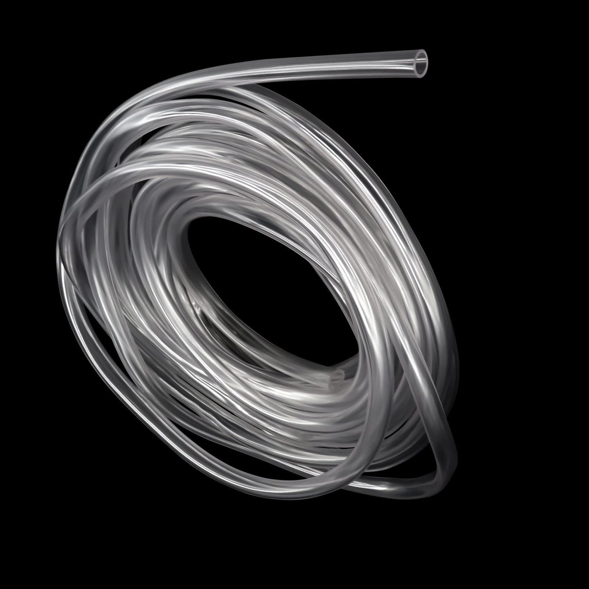Dailygoods- Plastic Tube 10mm ID x 14mm OD - Flexibele PVC Slang - Voedselveilig - Transparant - 6 Meter Lengte - Schokbestendig