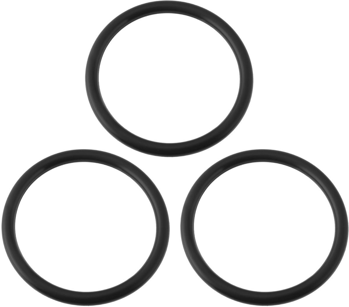 Dailygoods- Filter O-ring 3 Stuks - Vervangend Onderdeel 86006900 - Compatibel met Pentair/Nautilus Plus - Buitendiameter 66,6 mm - Binnendiameter 56 mm - Draaddiameter 5,3 mm - Zwembadfilter