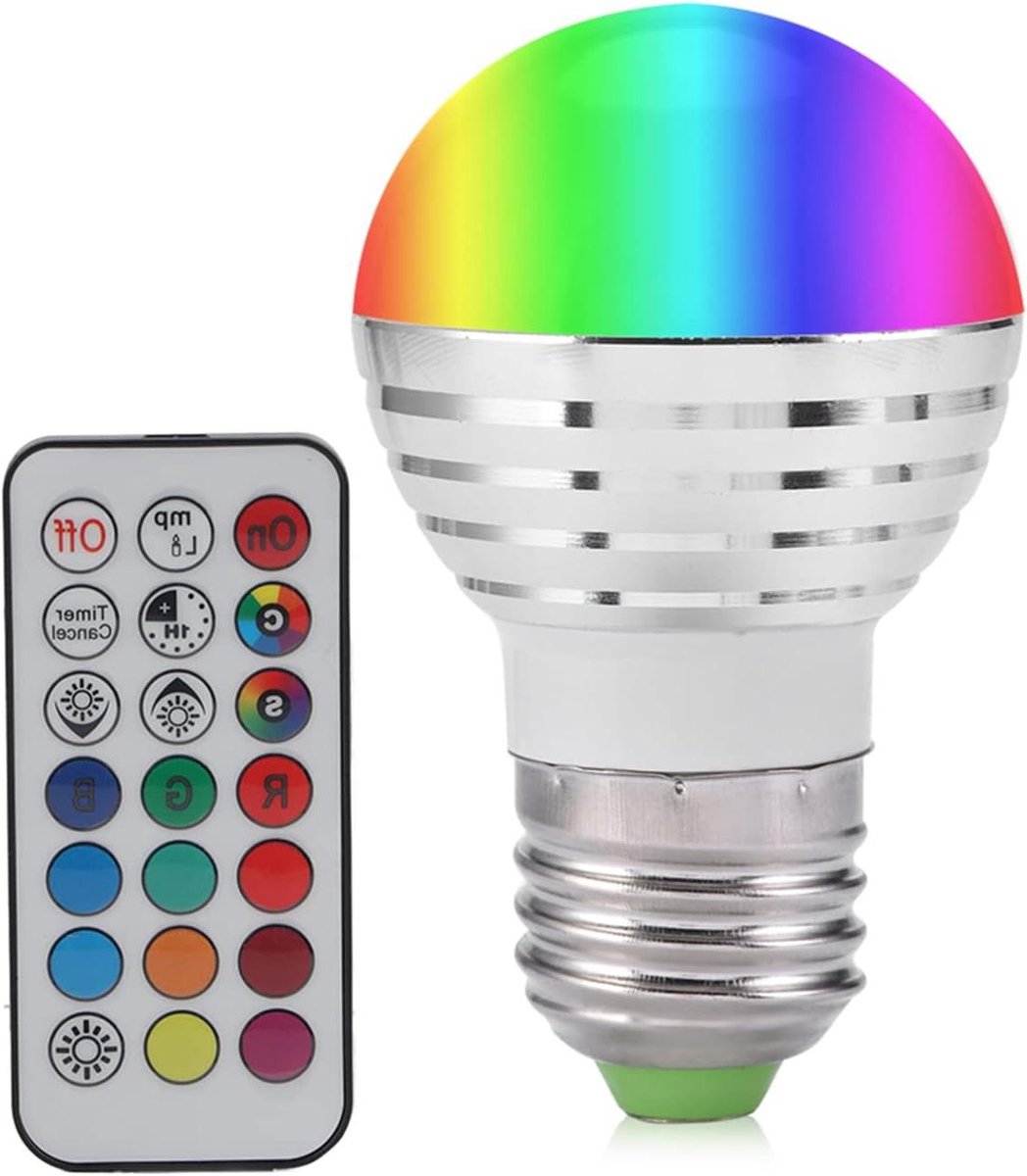 Led Kaarslamp - Sfeerverlichting - Decoratief Gebruik - 16 Kleuren - 8.3 x 6.5 cm - Meerkl