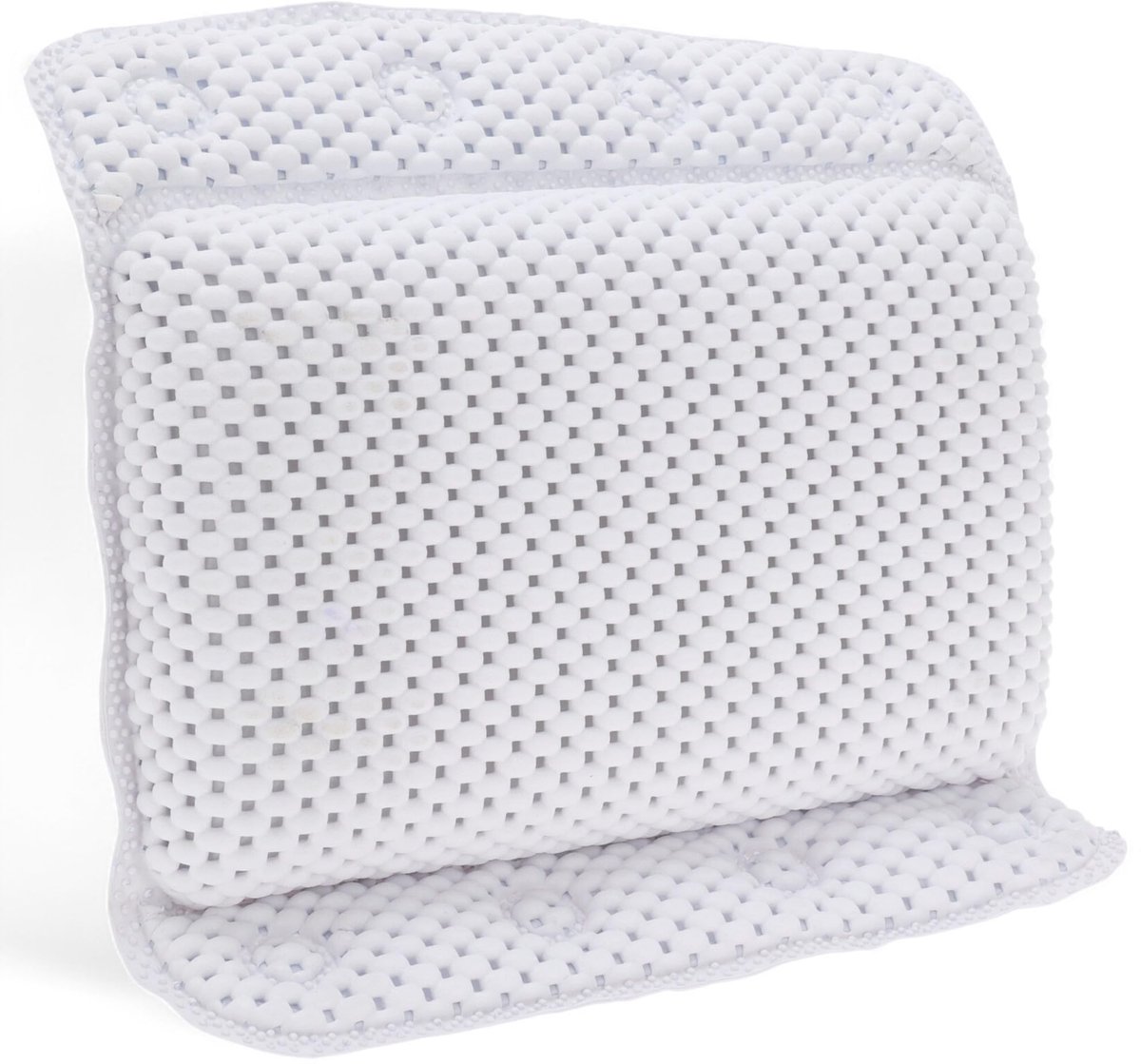 Dailygoods- Badkussen Zacht - Antislip - Neksteun - 8 Zuignappen - Sneldrogend - Ergonomisch Ontwerp - Waterafstotend