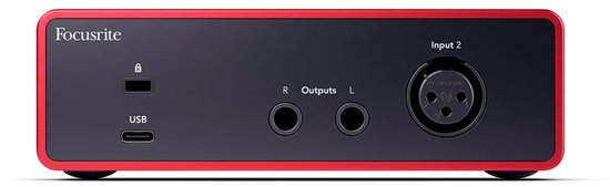 Focusrite Scarlett 4e génération Solo - Interface audio USB, 1 entrée micro / 2 sorties ligne