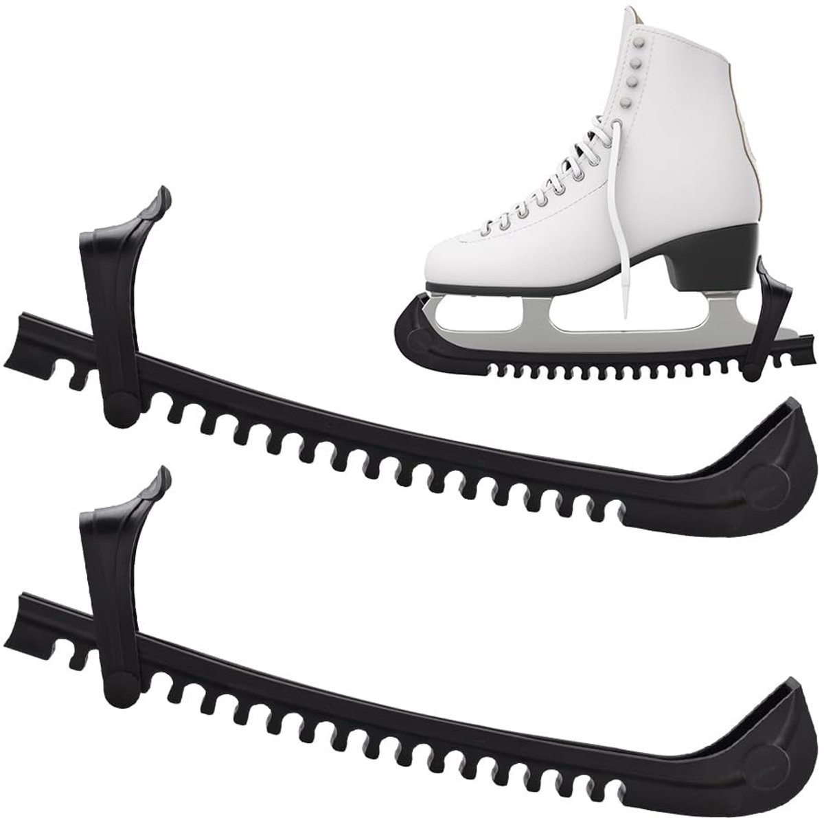 Dailygoods- Schaatsbeschermers Schokbestendig - Noren/IJshockey - Verstelbaar - Bescherming - Kinderen/Volwassenen - Lichtgewicht - Schaatsbescherming