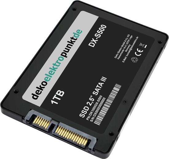 Interne SSD Schijf - Harde Schijf - Computer Upgrade - Hoge Snelheid - 1TB Opslag - Zilver — afbeelding 2