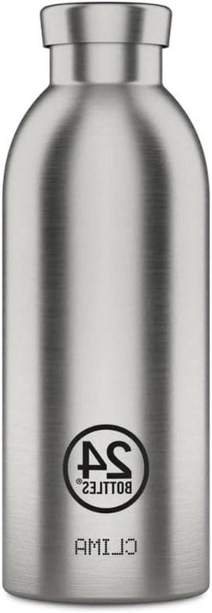 Thermosfles - Drinkfles Isolerend - Dranken Koel Houden - Roestvrij Staal - 500 ml - Zilver