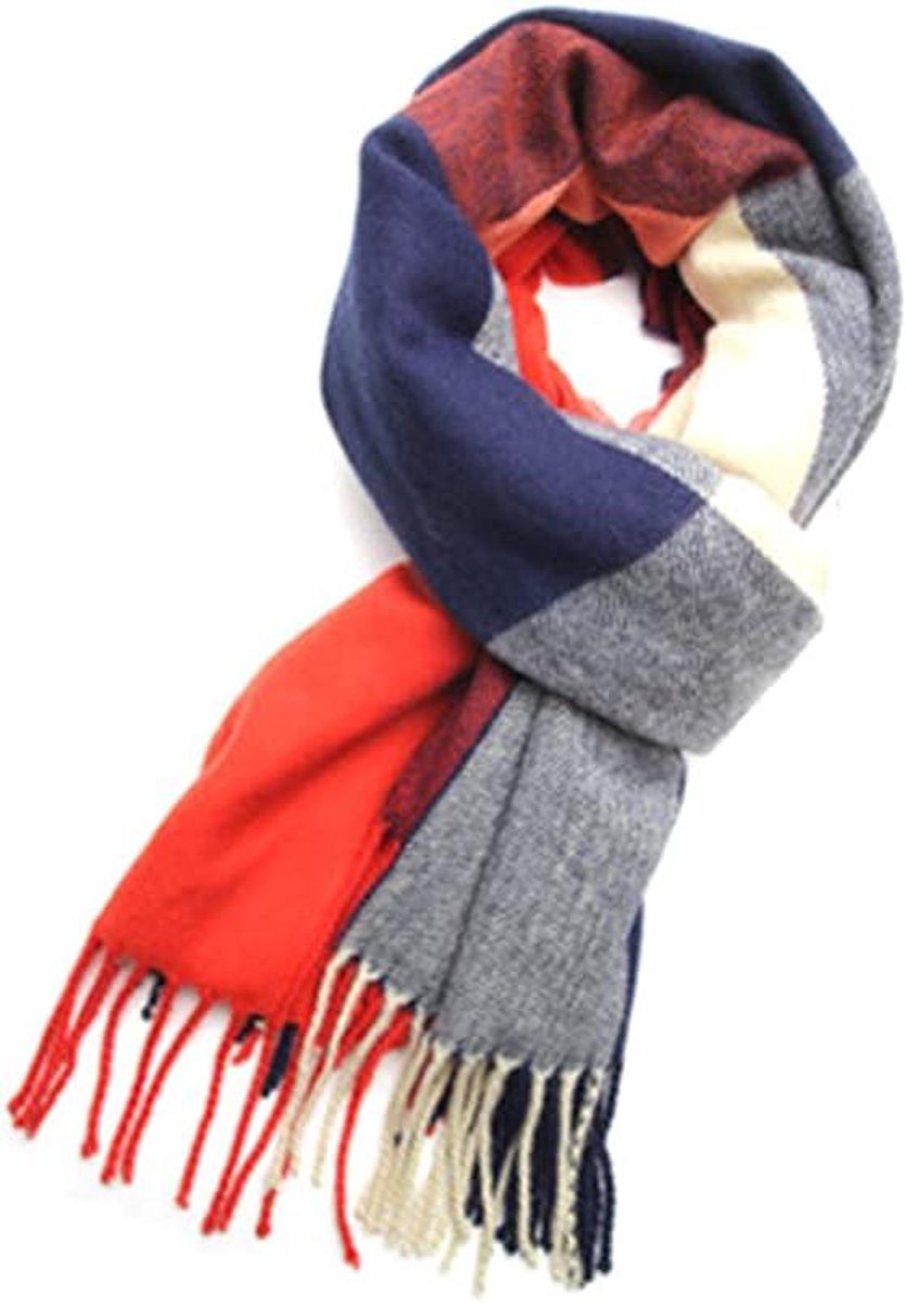 Dames Sjaal - Omslagdoek Pashmina - Warm Blijven - Zacht Kasjmierachtig Acryl - 200x70cm - Veelkleurig