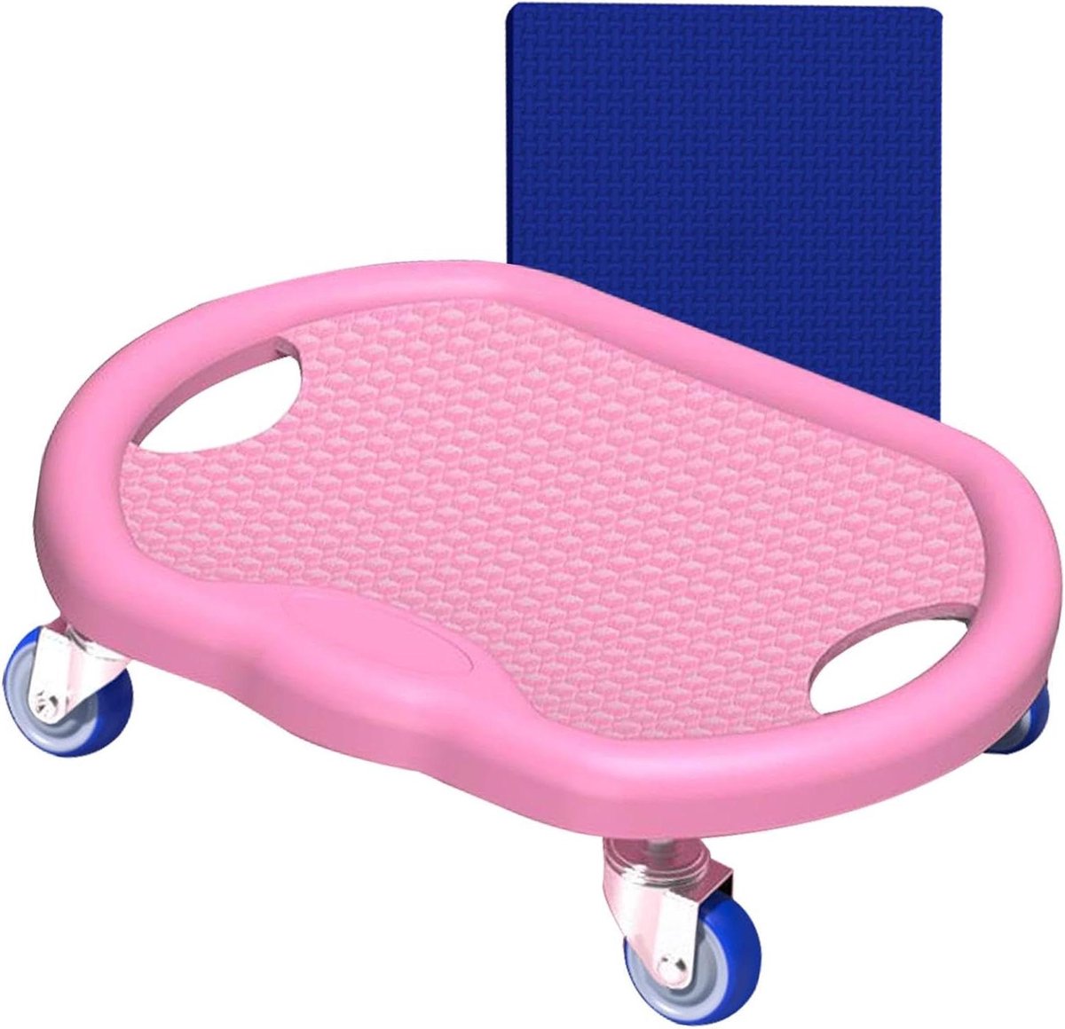 Ab Wheel Board - Buikspierroller Fitnesswiel - Core Krachttraining - Stil Rollend Wiel - 32x27x9 cm - Zwart Rood