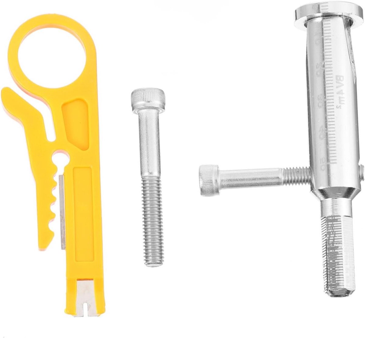 Draadstripper Set - Bedradingsgereedschap - Bedrading Aansluiten - Verlicht Handvermoeidheid - 9 x 2.1 cm - Zilver