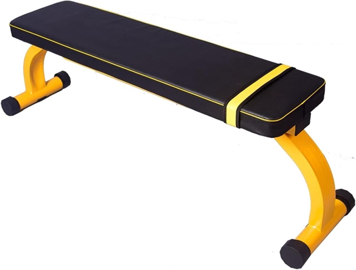 Fitness Bank - Halterkruk Trainingsbank - Kracht Training - Ergonomisch Ontwerp - 300 kg Belasting - Zwart