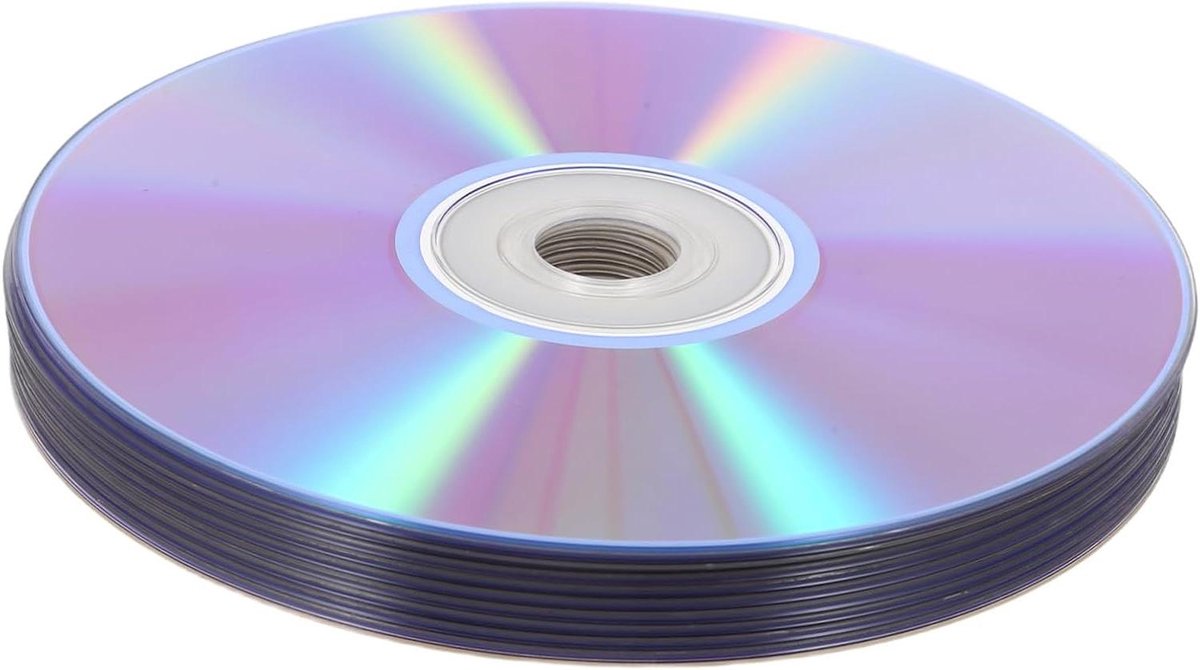 Lege CD Schijven - Opname Schijven - Data Opslag - Eenmalig Beschrijfbaar - 10 Stuks - Multi