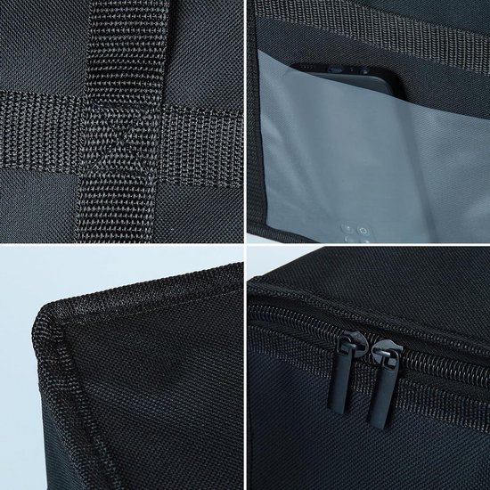 Grote geïsoleerde tas voor warme of koude voeding, veelzijdige koel tas, perfect als boodschappentas, thermotas en warmhoudtas. van Merkloos — afbeelding 4