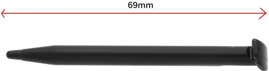 Dailygoody - Stylus Pen - Touch Screen Pen - Hoge gevoeligheid - Wit en zwart - Compatibel met Nintendo - 10 stuks - Voor 2DSXL en 2DSLL — afbeelding 4