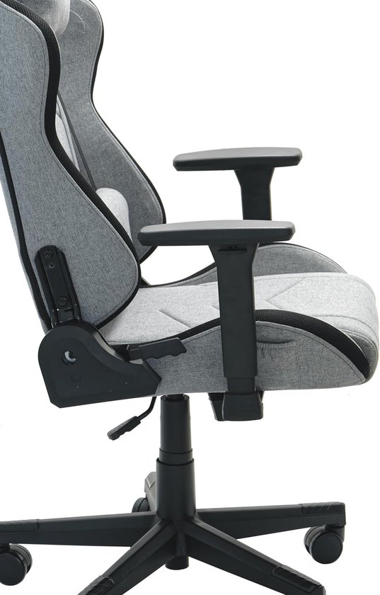 Gaming Stoel - Ergonomische Stoel - Langdurig Gamen - Verstelbare 3D Armleuningen - Grande - Grijs — afbeelding 5