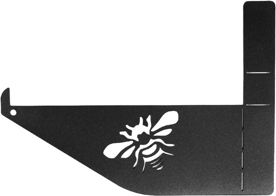 Inspectieframe voor bijenkorf met steunbeugel, ideaal voor bijenhouden, zwart, 19.8 x 14.3 cm — afbeelding 5