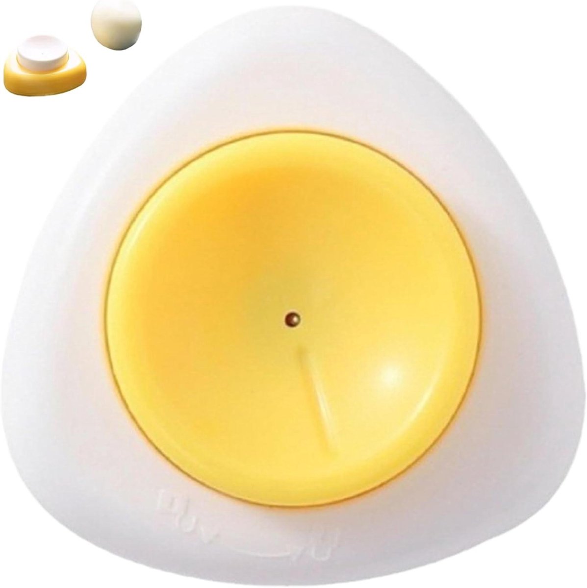 Eierpiercer - Ei Poker - Koken - Veiligheidsslot - 5.5x5.5 cm - Wit