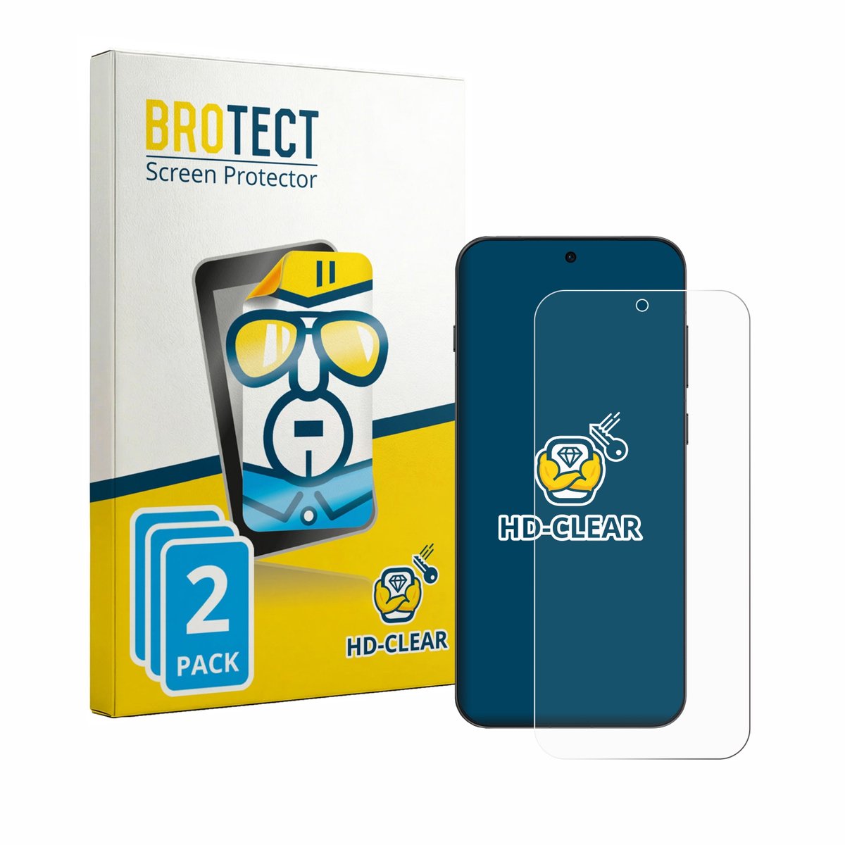 BROTECT - Screenprotector voor Oppo Find X9s - Folie Beschermfolie transparant 2 Stuks