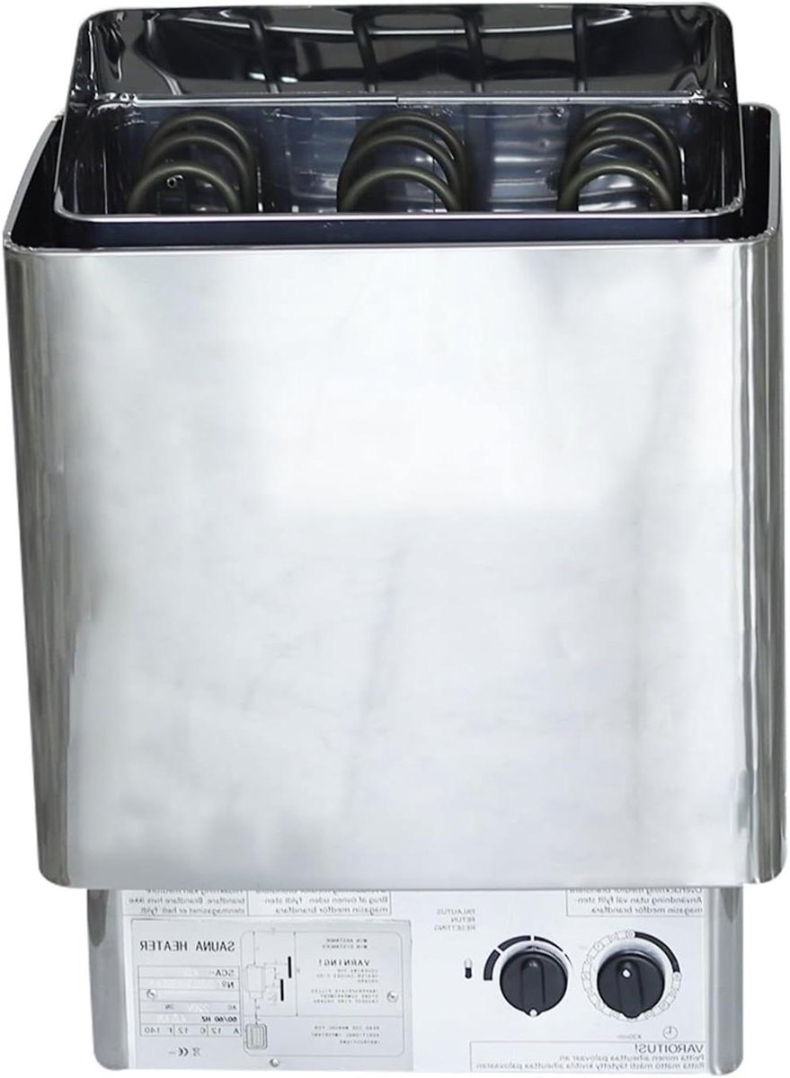 Stoomgenerator Sauna - Verwarming Oven - Ontspanning Thuis - Snelle Verwarming - 4.5kw - Zilver
