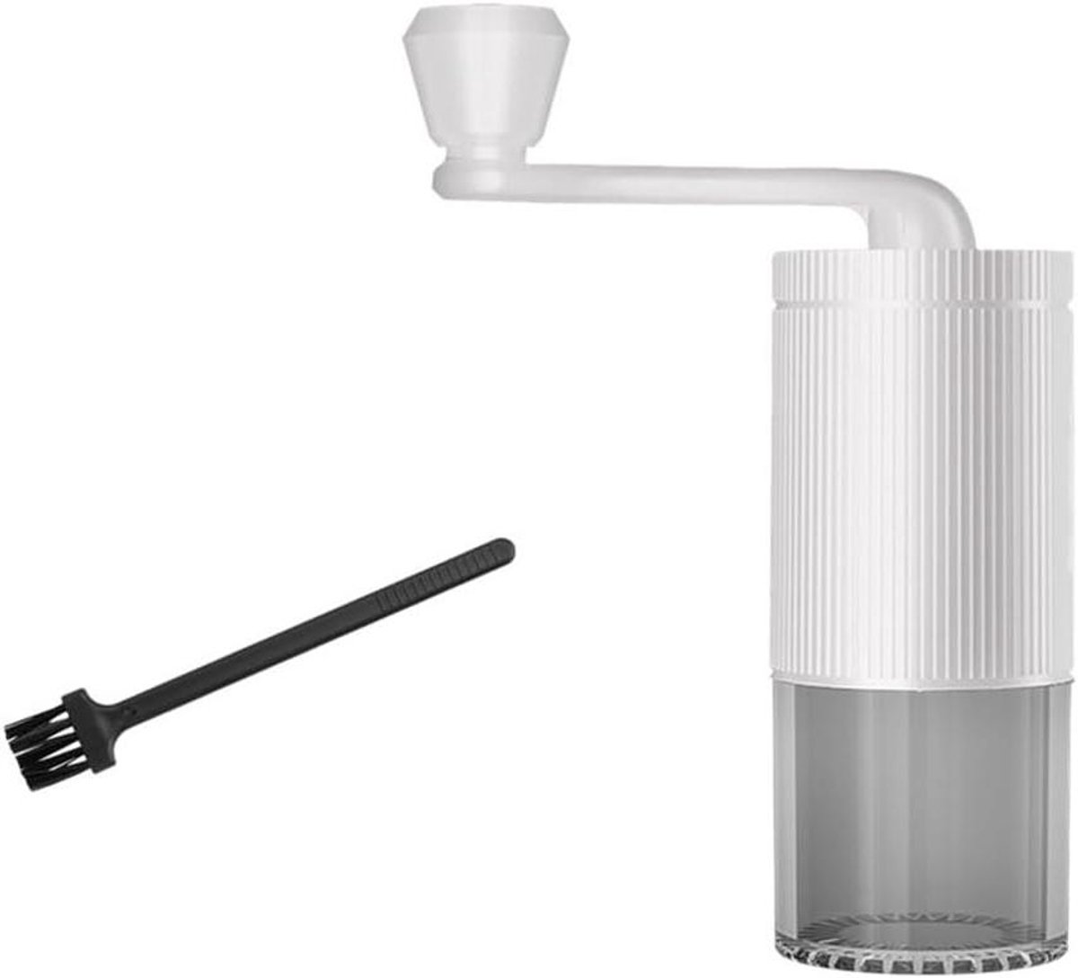 Handmatige Koffiemolen Koffiebonenmaler Verse Koffie Maken Uniforme Maalgrootte 14 x 8 x 6 cm Wit