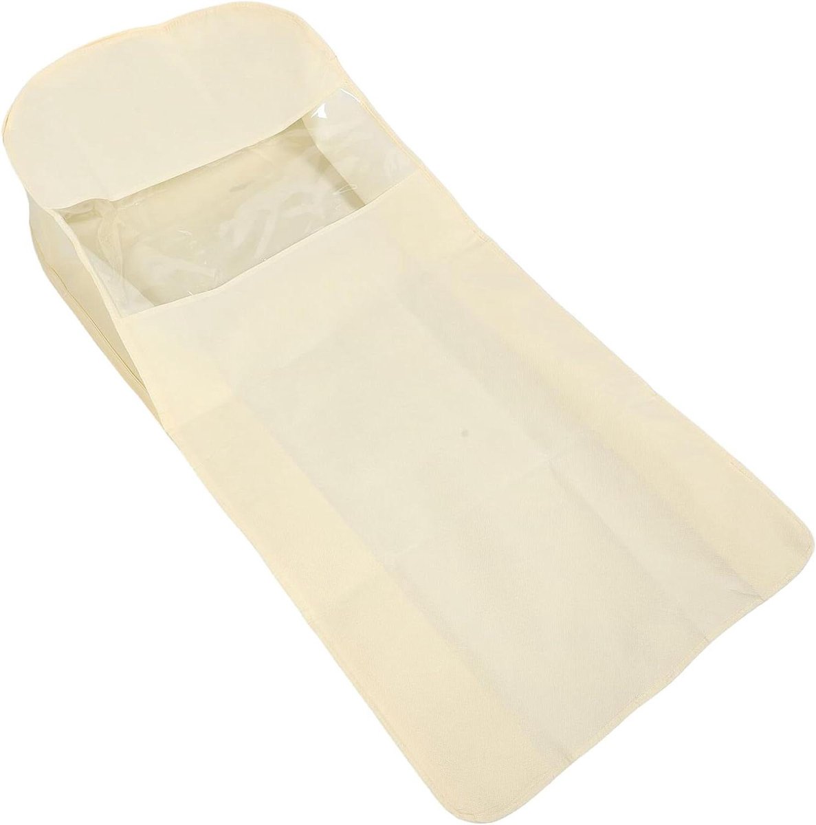 Hangende Kledinghoes - Stofbeschermer Organizer - Kleding Opbergen - Waterdicht en Kreukvrij - 128 cm - Beige