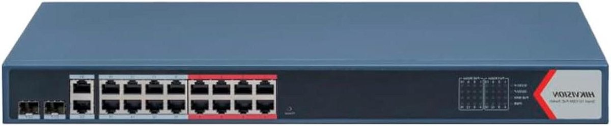 PoE Switch - Netwerk Switch Ethernet Switch - Netwerk Uitbreiden - 16 Fast Ethernet Poorten