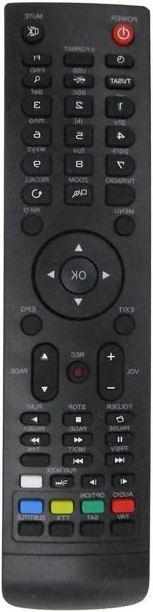 Afstandsbediening - Afstandsbediening Universeel - TV Bediening - Specifiek Model - 50 Gram - Zwart