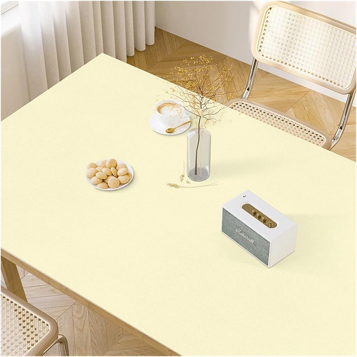 Tafelkleed - Placemat Onderlegger - Tafel Beschermen - Oliebestendig PVC - 60x120 cm - Effen