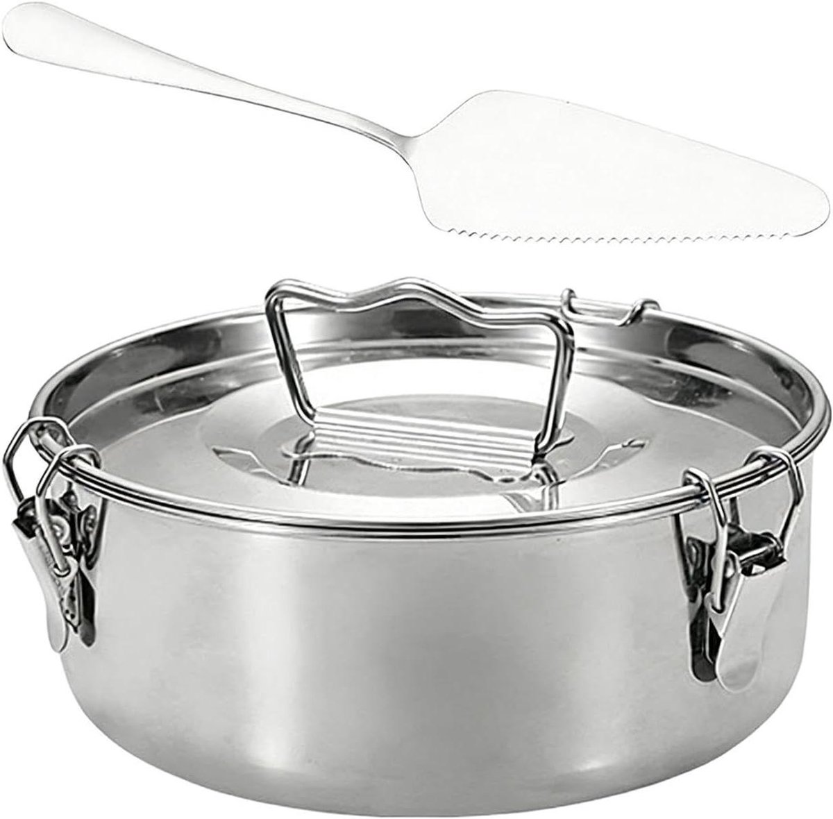Stoompan Roestvrijstaal Stoomkoker Kookgerei Gezond Koken Roestbestendig Materiaal 19 x 7.5 cm Zilver