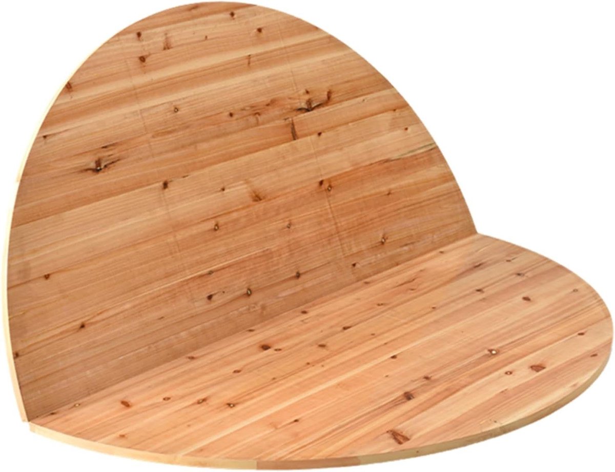 Rond Tafelblad - Klaptafel Ronde Tafel - Eten en Bijeenkomsten - Inbouwvrij Ontwerp - 150cm - Houtkleur
