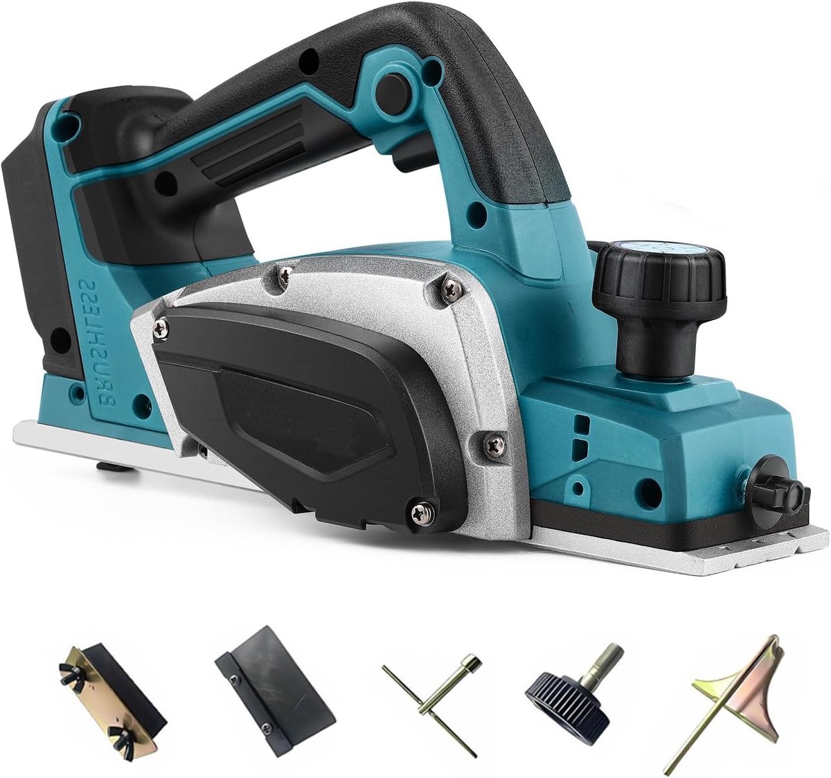 Draadloze Houtfrees met 18V Accu, 3200r/min Handheld Elektrische Houtbewerking, Instelbare Diepte tot 2MM voor Precisie en Gebruiksgemak
