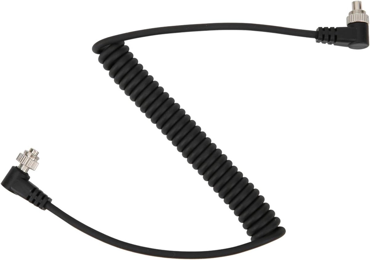 Sync Kabel - Verbindingskabel - Flits Synchronisatie - Directe Verbinding - 100 cm - Zwart