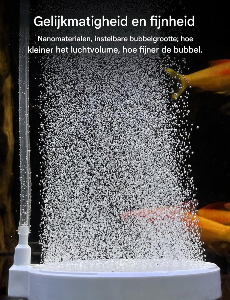 carmdering - Nano-Blasenstein - Zuurstofsteen - Aquarium Diffusor - Ultra-fijne Bellen - Geluidsarm Ontwerp - Keramisch Materiaal - Duurzame Constructie - Verbeterde Waterkwaliteit - 1 Stuk