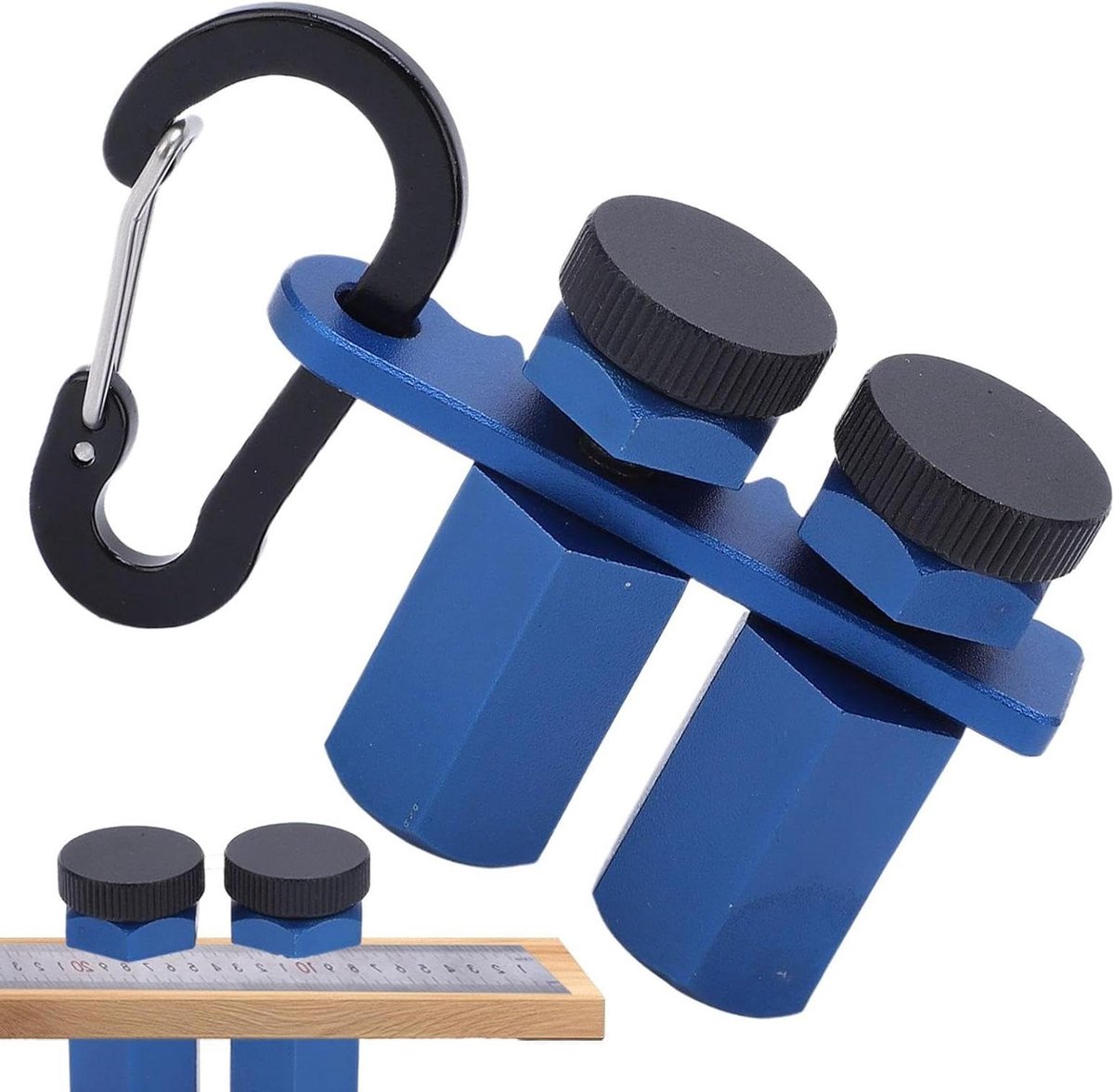 Trappenmal - Speed Square mal - Precisie zagen - Verstelbaar aluminium - N.v.t. - Blauw