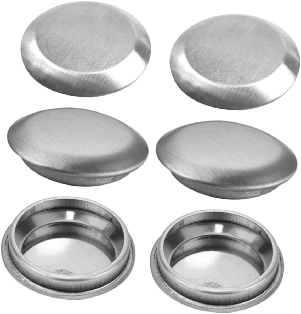 Gootsteenpluggen - Afdekpluggen Spoelbak - Lekkages Dichten - Roestvrij Staal - 3.20X3.20X0.90CM - Zilver