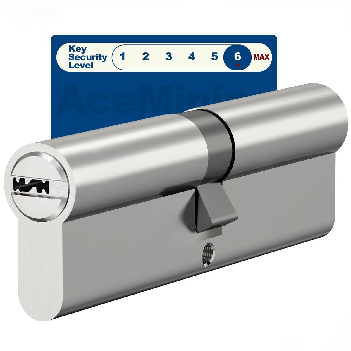 Dailygoody - Cilinderslot - Locking Cylinder - Hoogwaardige beveiliging - 100 mm - Theft Protection - Eenvoudige installatie - Geschikt voor thuis - 3.