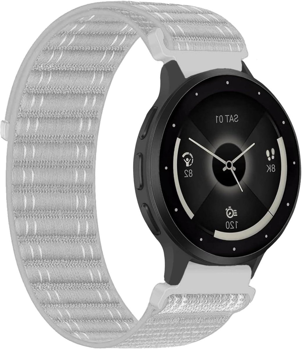Horlogeband Nylon - Sportband Mesh - Dagelijks Gebruik - Verstelbare Klittenbandsluiting - 18mm Breedte - Diverse Kleuren