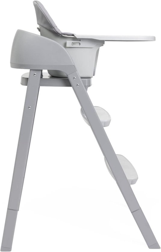 Kinderstoel - Stoel voor baby - Samen eten - Groei mee met kind - 110 cm hoog - Grijs — afbeelding 3