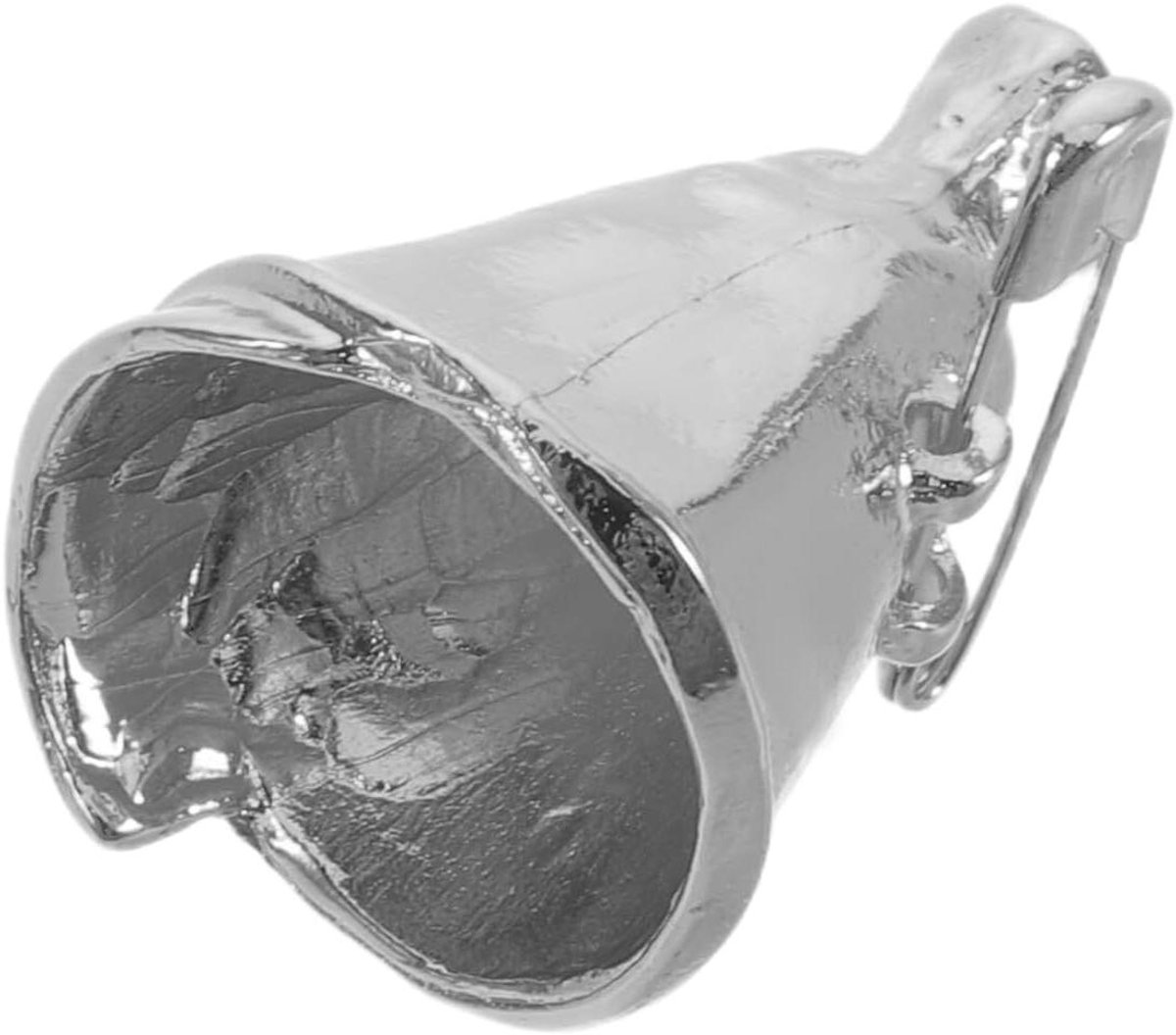 Bloemenspeld Vaasje - Bloemenclip - Accessoire Versieren - Draagbaar Boeket - 2.9 cm - Zilver