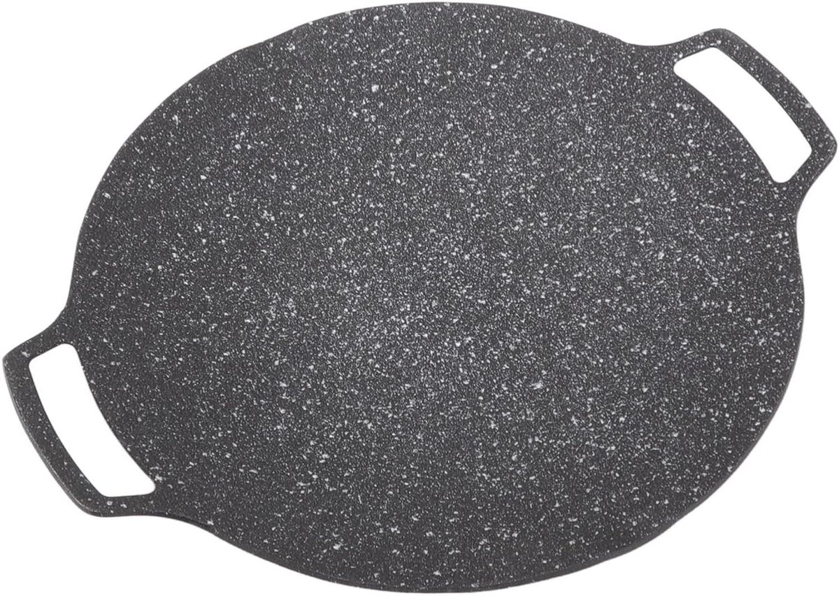 Teppanyaki Bakplaat - Koreaanse Grill - Buiten Koken - Non-stick Coating - 36 cm - Zwart