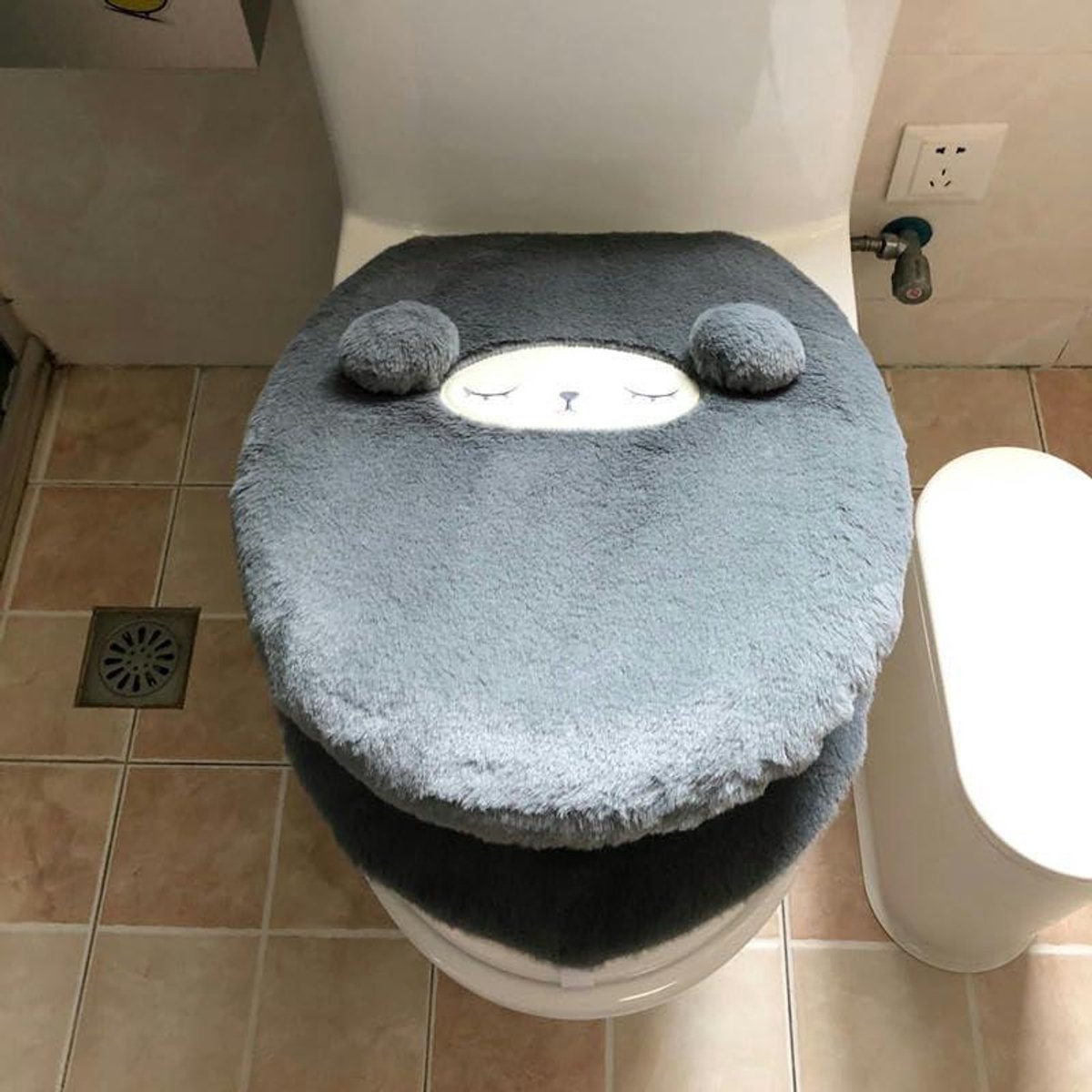 Toiletzitting Kussen - Zachte Toilet Cover - Comfortabel Zitten - Warm en Gezellig - Set van 2 - Roze