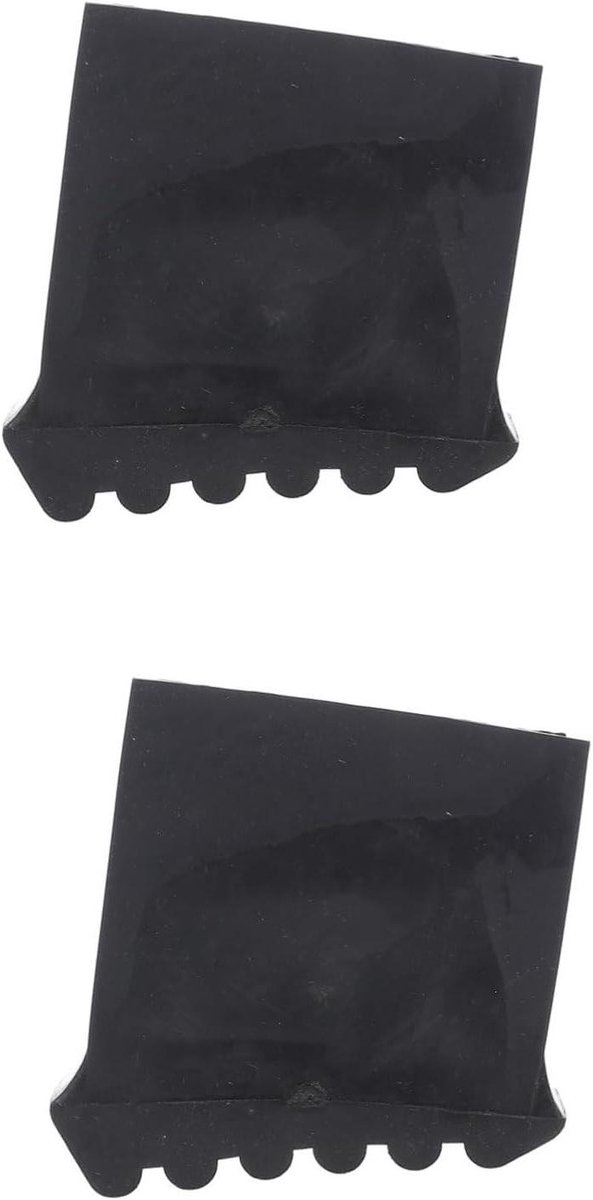 Laddervoeten - Ladderpads Vervanging - Vloeren Beschermen - Antislip Rubber - 7.5x6.7x3.7cm - Zwart