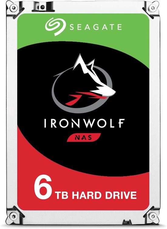 Interne Harde Schijf - NAS Opslag - Data Opslaan - Geoptimaliseerd voor NAS - 6TB - Zilver van Interne Harde Schijf — afbeelding 2