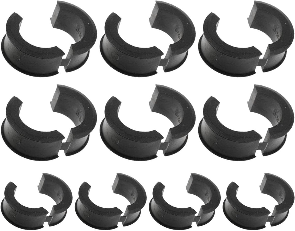 Stuurafstandhouders Fiets - Fiets Shims - Comfortabel Fietsen - Eenvoudige Installatie - 10 Stuks - Zwart