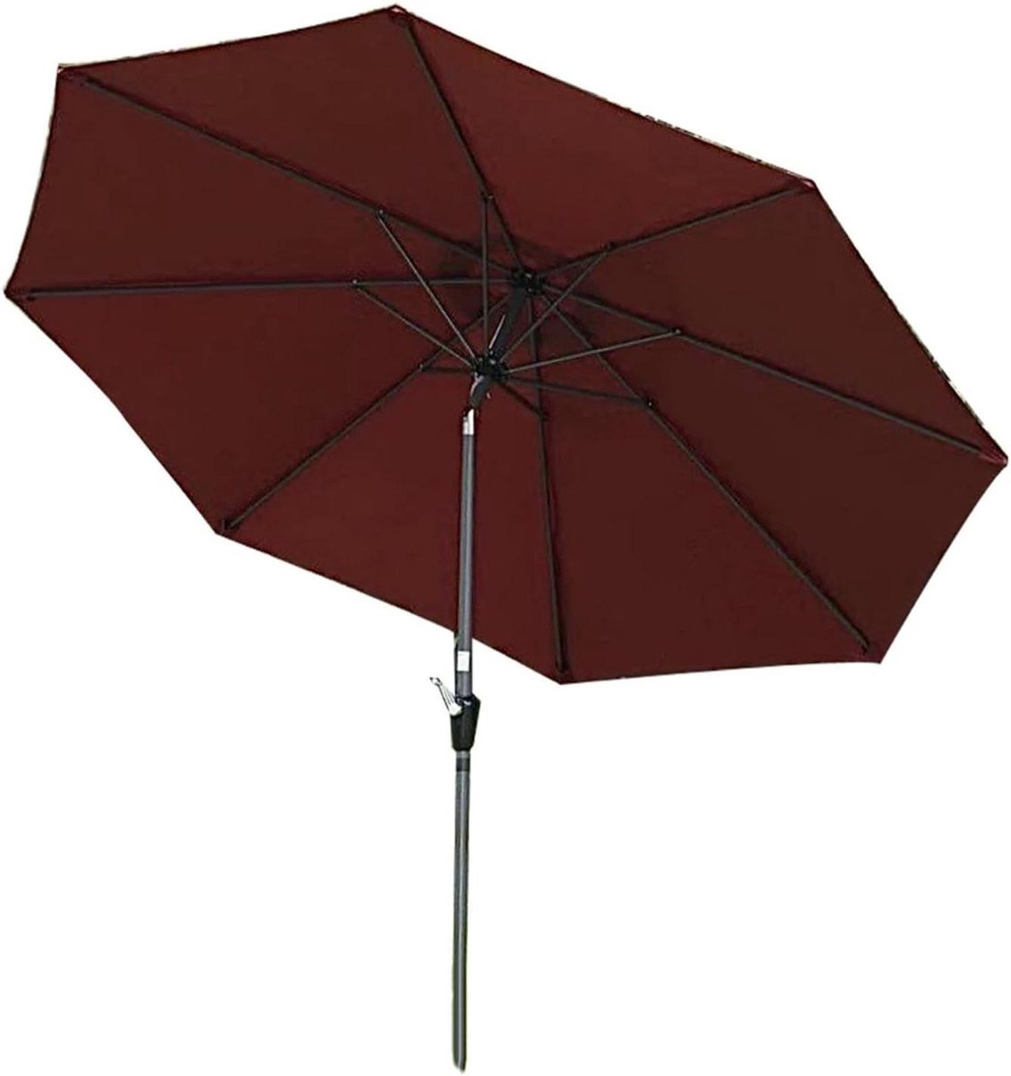 Terrasparasol Tuinparasol - Marktparasol Schaduwdoek - Zon Bescherming - Kantelbaar met slinger - 270/300 cm - Kaki
