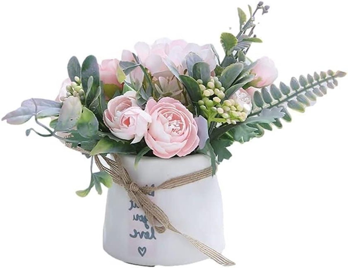 Kunstbloemen Boeket - Nepbloemen Zijde - Huis Decoratie - Levensgetrouw Uiterlijk - 1.0 Aantal - Meerdere Kleuren