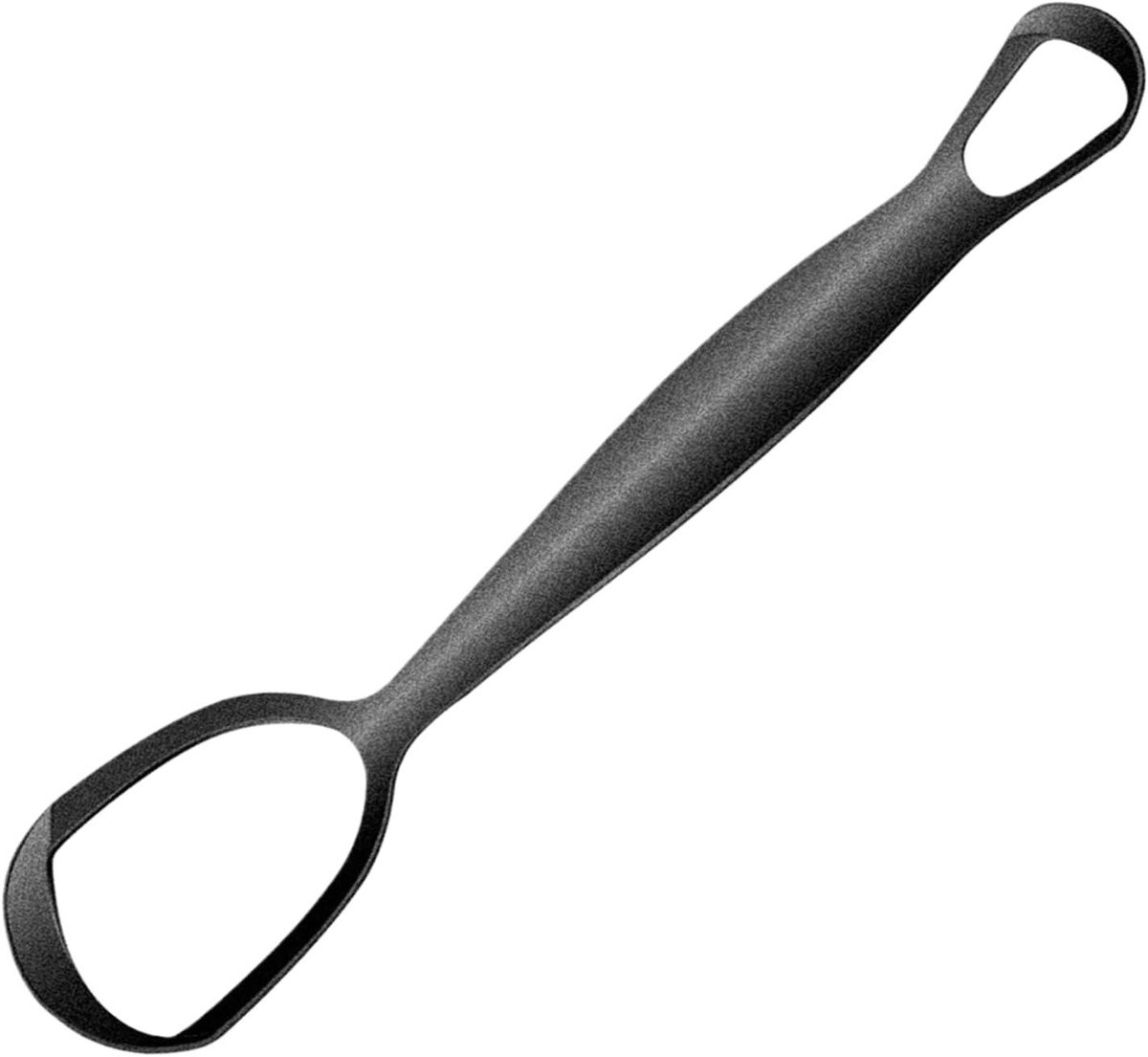 Tongreiniger Roestvrij Staal - Tongschraper Mondhygiëne - Slechte Adem Verminderen - Waaierdesign Grondige Reiniging - 155 cm - Zilver
