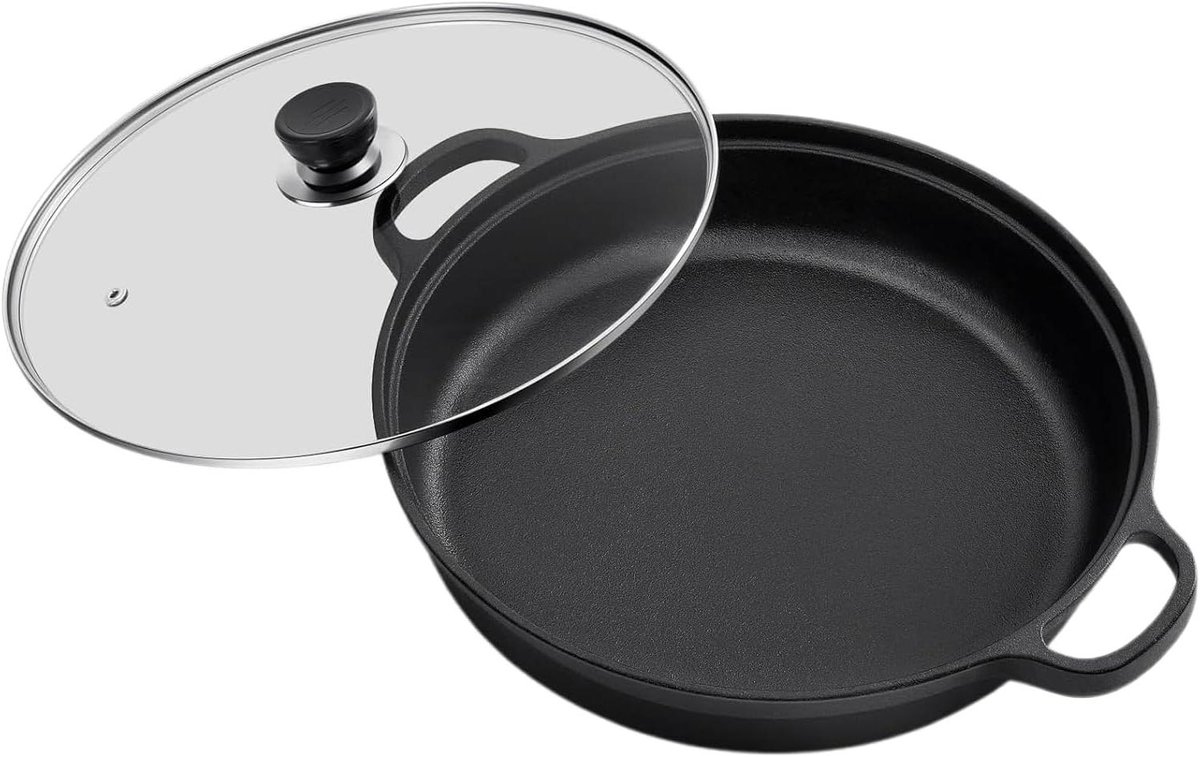 Ei Koekenpan - Omeletpan Gietijzer - Ontbijt Bereiden - Antiaanbaklaag - Niet gespecificeerd - Meerkleurig